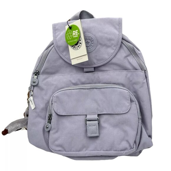 Kipling Nylon Queenie Backpack Lush‎ Lavender BP4499 5DM Adjustable Straps main image 6